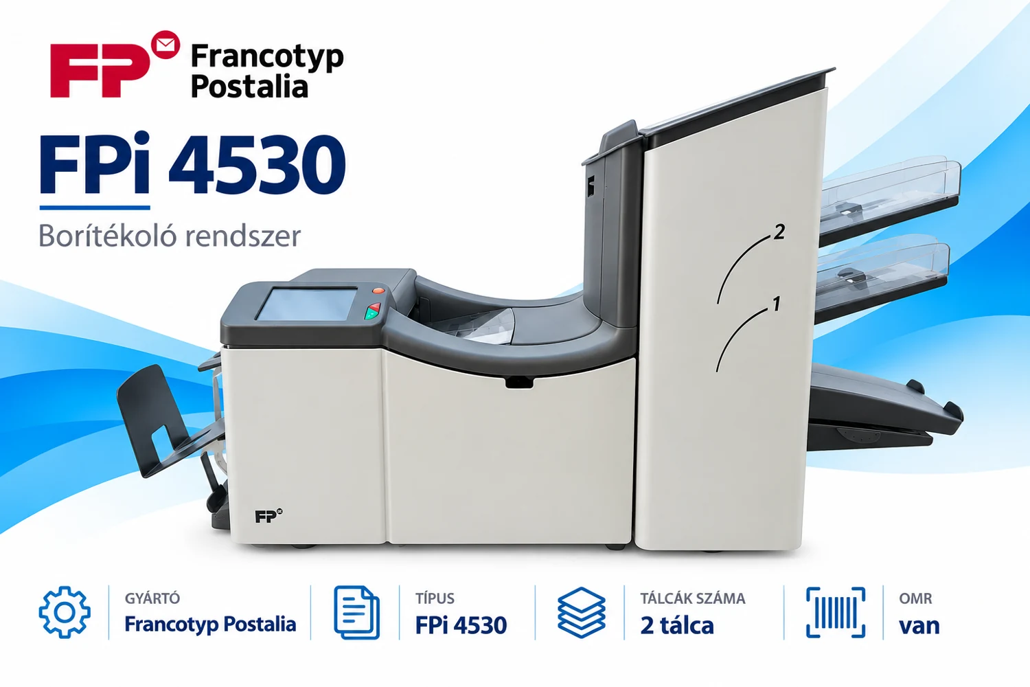 Francotyp Postalia FPi 4530 – további bemutatókép